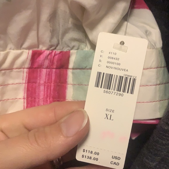 White multi color button up blouse. Anthropologie & Art by “Aimee Clarke” NWT - Picture 4 of 5